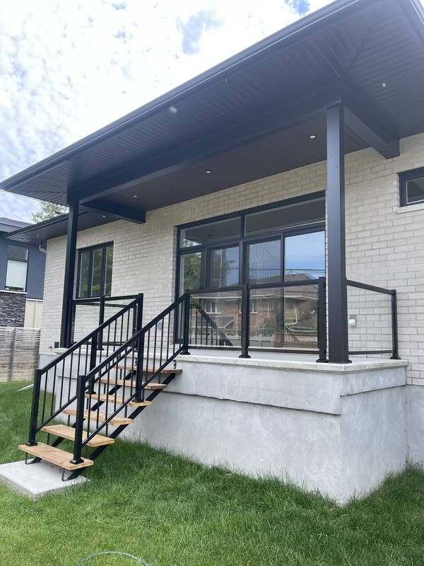 Modern Black & Glass