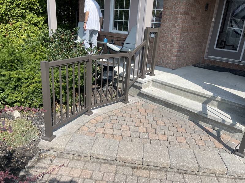 Bronze Porch Railing