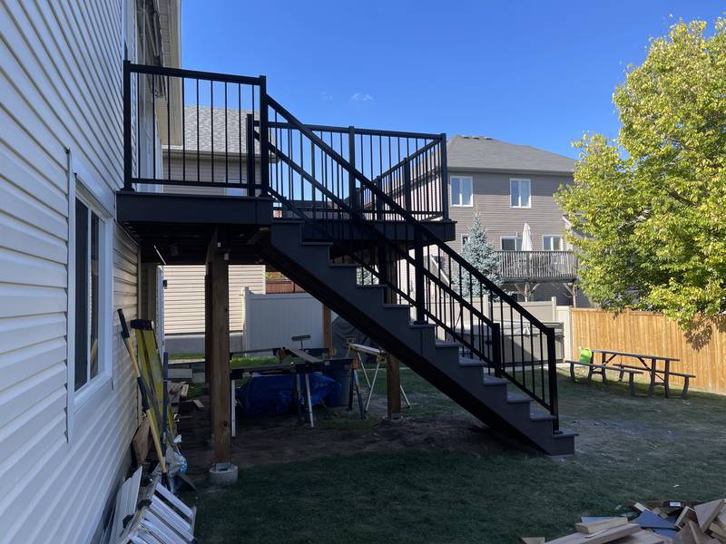 Elevated Deck Stairs