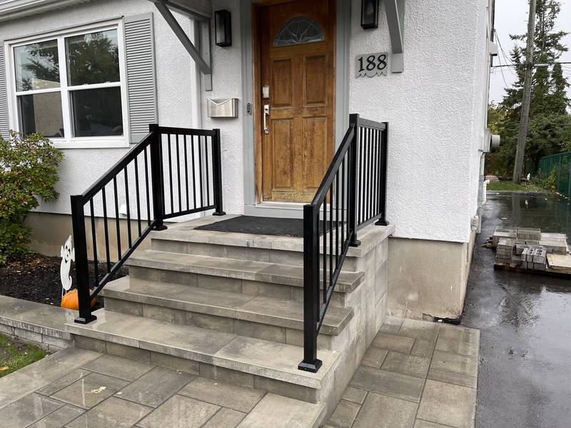 Double Stair Railing