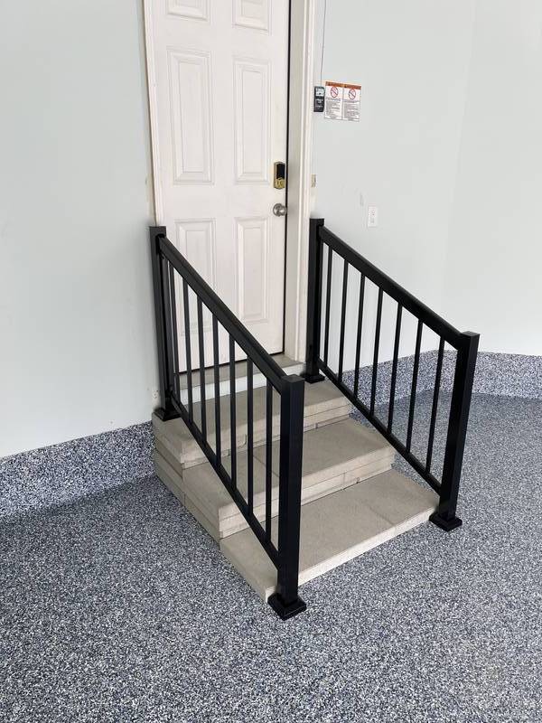 Black Stair Handrail