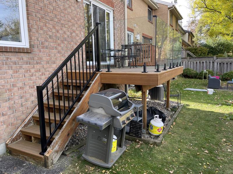 Deck & Glass Railing