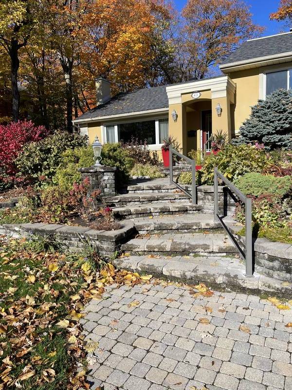 Autumn Stair Railing