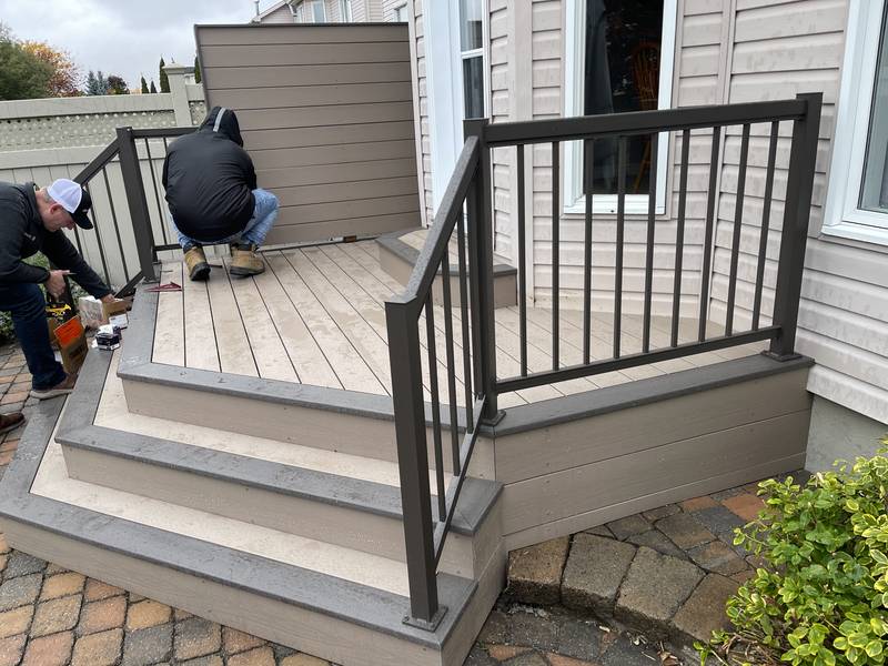 Charcoal Deck Railing
