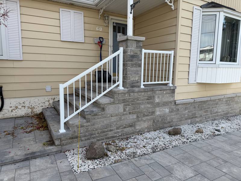 Black Aluminum Porch Railing Ottawa