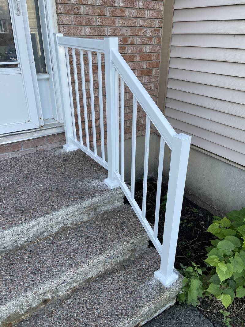 Exterior Aluminum Handrail Ottawa